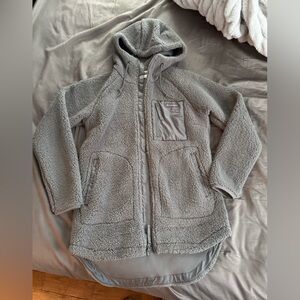Columbia Gray Sherpa Puffer Jacket